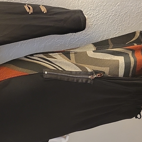 Darkwin Black Turkish Artsy Designer Long Sleeve Grunge Dress - Picture 7 of 13